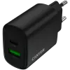 CANYON caricabatterie OnCharge 250 25W 1xPD 1xQC EU nero