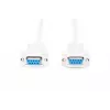 Assmann cavo di collegamento zero-modem. D-Sub9 F/F. 1,8 m. custodia a scatto. beige (AK-610100-018-E)