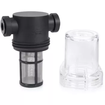 Alphacool ES Big Inline filtro antiparticolato 2x G1/4 IG, nero/trasparente (29145)