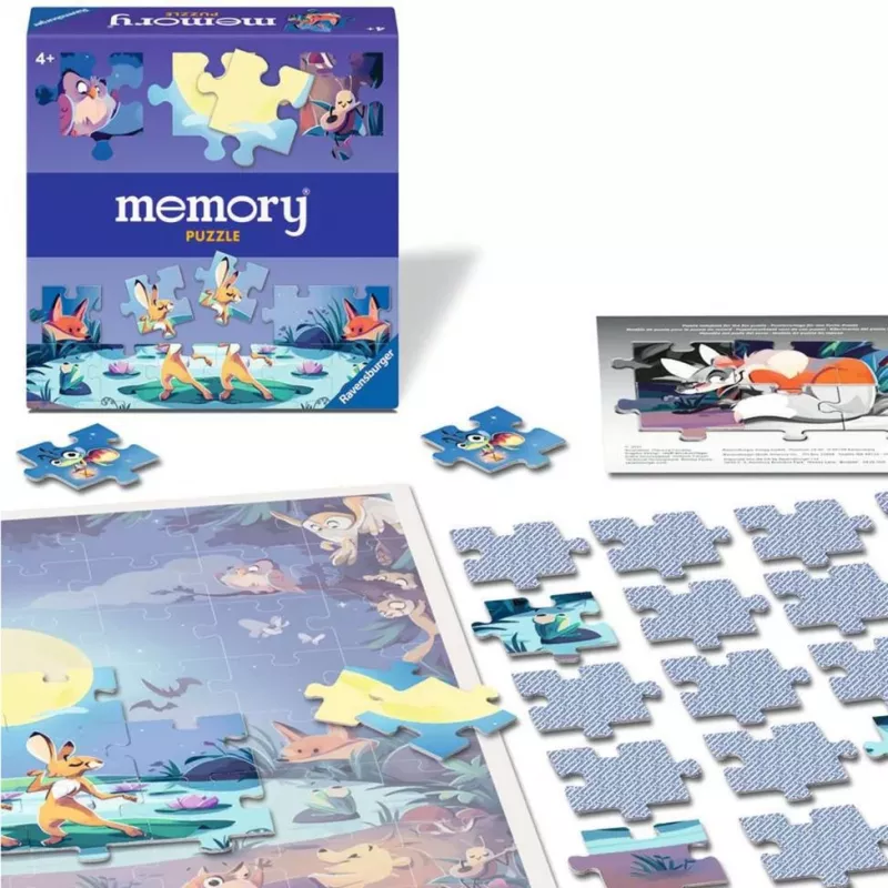 memory Puzzle Tiere am Teich, gioco da tavolo