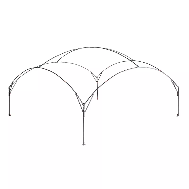 FastPitch Event Shelter XL, gazebo argento/blu scuro, 4,5 x 4,5 metri
