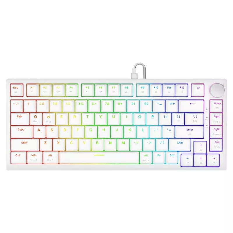 Tastiera gaming Savio ASTRAL WHITE JADE USB QWERTY US International