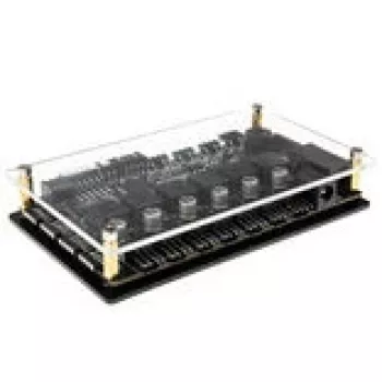 Controller automatico Lamptron CT630 PWM ARGB — controller ventole PWM-ARGB compatto, nero