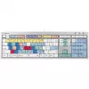 Tastiera Logickeyboard ALBA universale USB AZERTY francese argento
