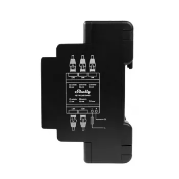 Smart Switch Shelly LAN Switch nero AC 110-240V 1W