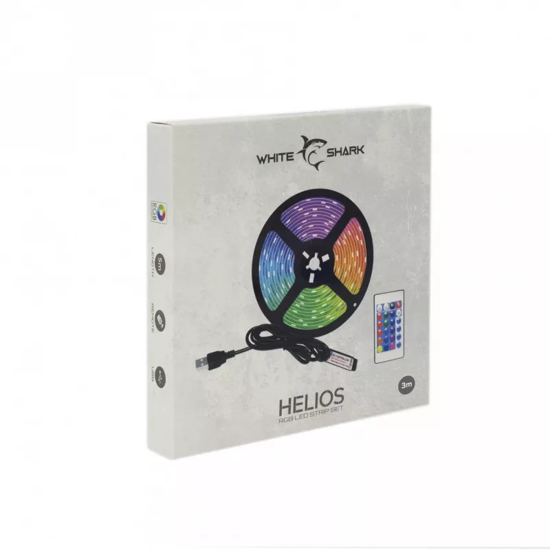White Shark Helios LED-03 set striscia LED RGB 3m