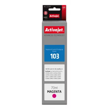 Inchiostro Activejet AE-103M (sostituto per Epson 103 C13T00S34A; Supreme; 70 ml; magenta)