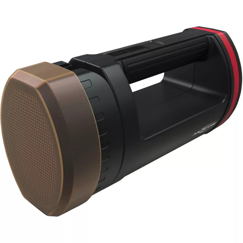 Ansmann HS20R Pro 1600-0223 faro LED portatile a mano 20 W, IP20, 3 lampade, nero/rosso