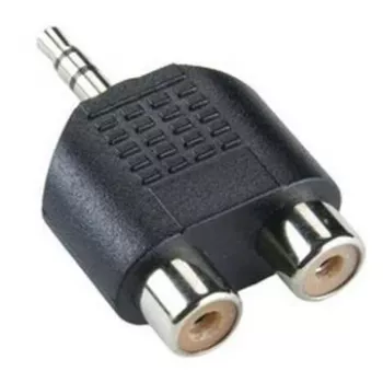 Sbox adattatore connettore maschio 3,5 mm a 2 x connettore femmina 3,5 mm AD.3.5-2X3.5