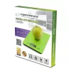 Esperanza EKS002G bilancia da cucina elettronica verde, gialla da piano di lavoro rettangolare