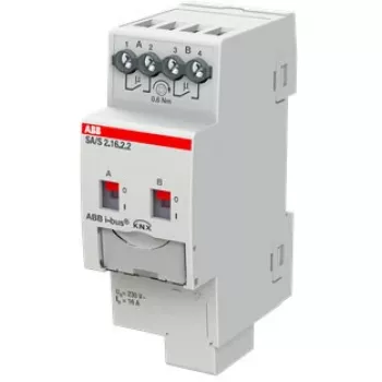 ABB Stotz S&J attuatore di commutazione 2 canali, 16A, REG SA/S2.16.2.2 (2CDG110261R0011)