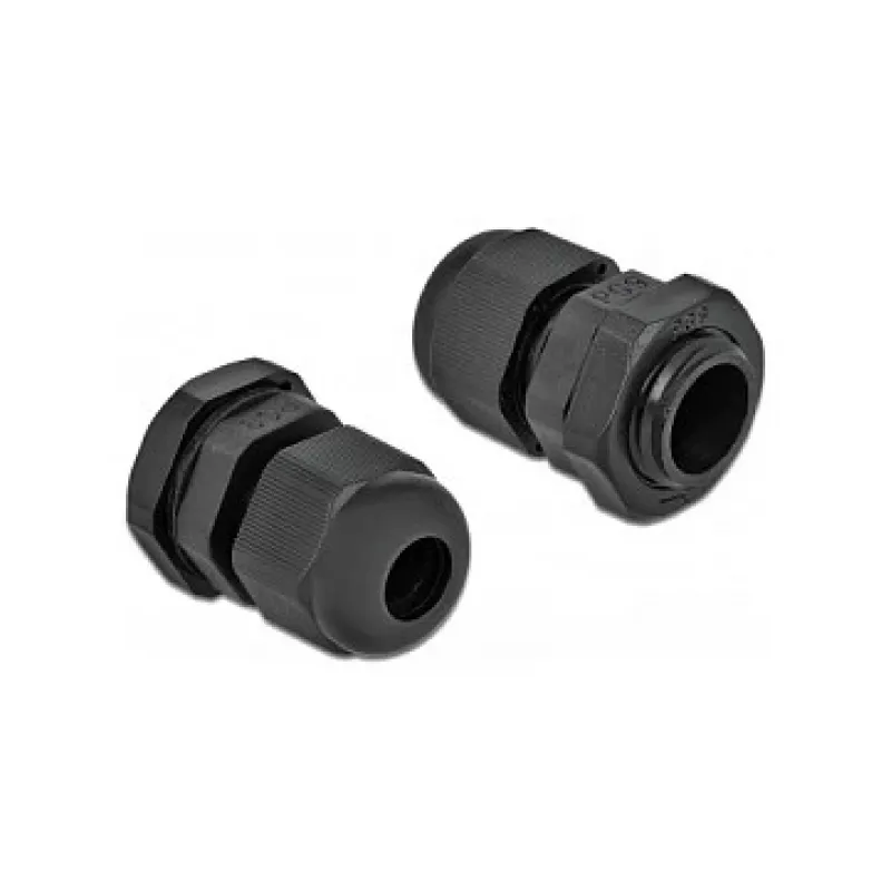 Pressacavo DeLOCK 60194 nero plastica 10 pz.