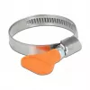 Fascetta a farfalla per tubi DeLOCK 400 SS 30 - 45 mm 5 pezzi arancione