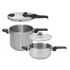 Set pentole Jata HOLL2547 — set di pentole e padelle in acciaio inox (modello HOLL2547)