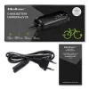 Caricabatterie per e-bike QOLTEC 50332 — uscita 36V/42V, 2A, connettore 5,5×2,1 mm