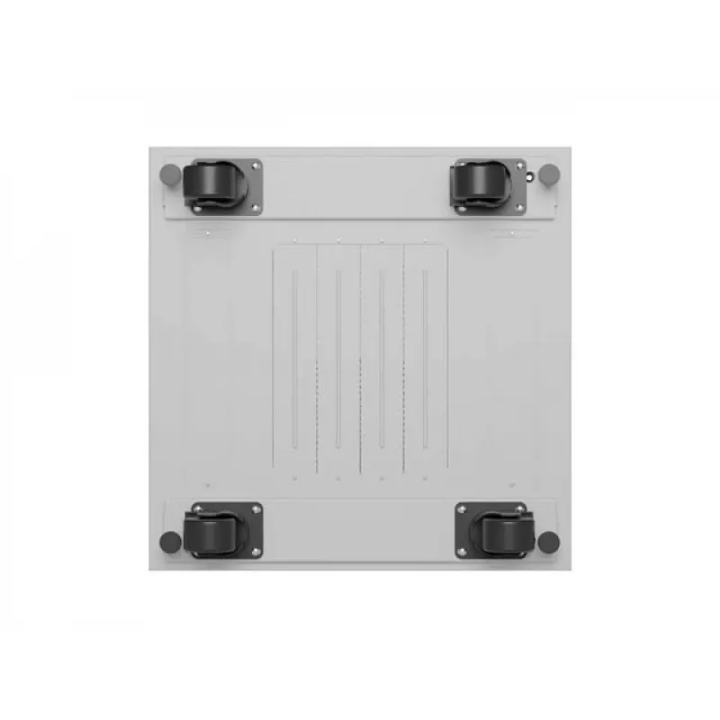 Armadio rack a pavimento LANBERG 19 pollici 32U 600×600 mm grigio con porte perforate e LCD (flat pack)