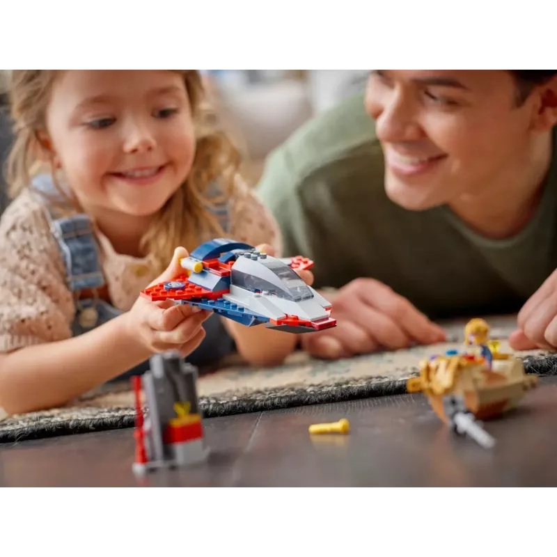 Set da costruzione LEGO Marvel Super Heroes Captain America Thanos 76319 — 107 pezzi, 2 minifigure, età 4+