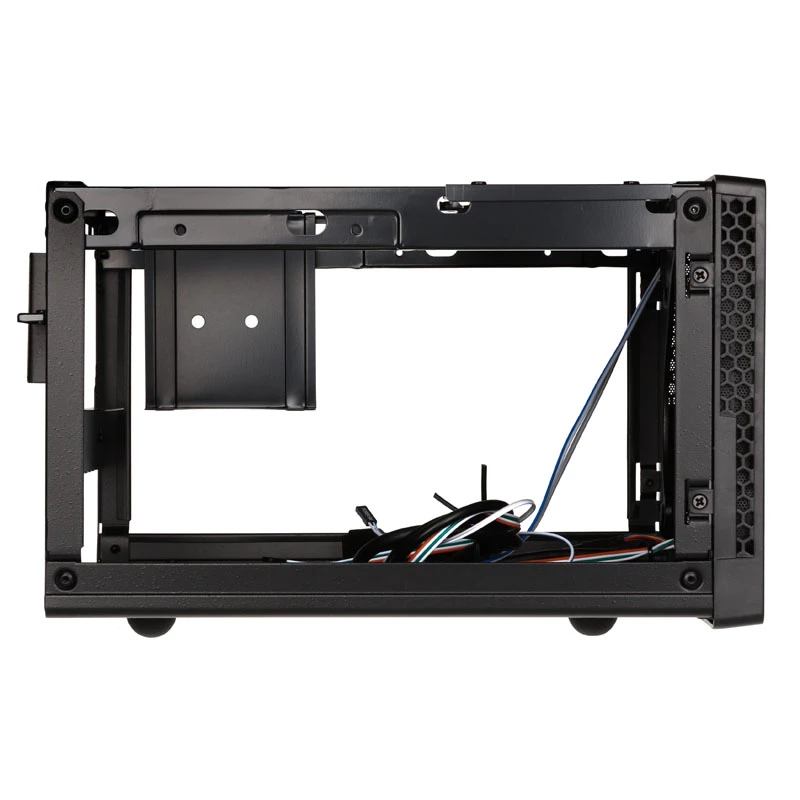 SilverStone SUGO 13 - Desktop - Mini-DTX - senza alimentatore (AT / PS/2) - nero - USB/Audio (SST-SG13B-Q)