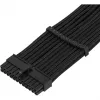 SilverStone PP07E - cavo prolunga alimentazione - ATX, 24 poli (M) a ATX, 24 poli (F) - 30 cm - nero