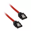 Corsair CC-8900254 Premium Sleeved cavo SATA, SATA (M) a SATA (M), 60 cm, rosso (2 pz.)