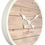 NeXtime orologio 3134wi Plank, Ø50 cm, da parete, bianco