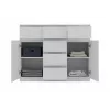 MALWA 2D6S comodino bianco