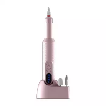 Fresa per unghie elettrica Extralink EX.31993 senza fili rosa per manicure e pedicure