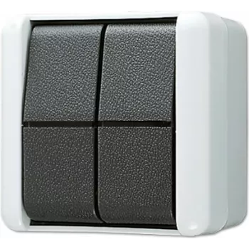 Pulsante doppio JUNG 10AX 250V 2 deviatori 839 W 839W