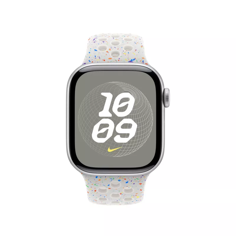 Apple MC1V4ZM/A cinturino per smartwatch platino fluoroelastomero
