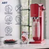 Gasatore SodaStream Art Mandarin Red 1L bottiglia per carbonazione