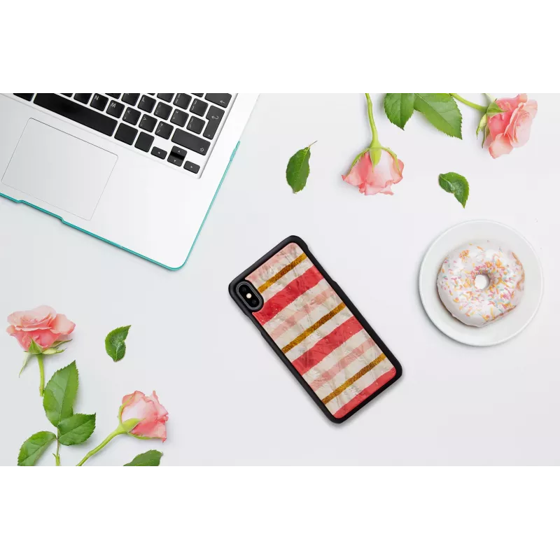Custodia per cellulare iKins per iPhone XS Max — nero, design Shortcake
