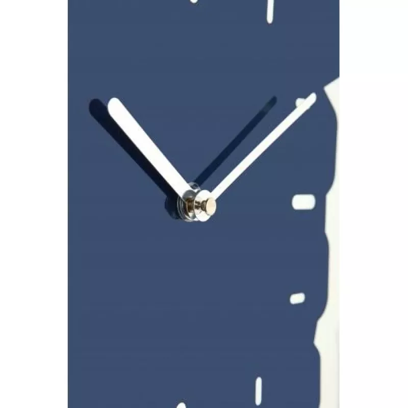 NeXtime orologio da parete 3072bl Thumbs up, 40,5x41,5 cm, da parete, blu/argento