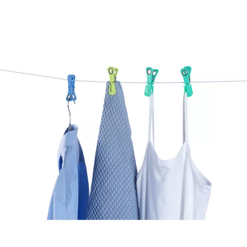 Mollette Beldray Dual-Grip LA035716RPFEU7 verde/blu – mollette per bucato, design Dual-Grip