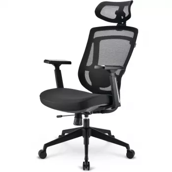 Sedia da ufficio Sharkoon OfficePal C20 Seduta imbottita Schienale in mesh nero