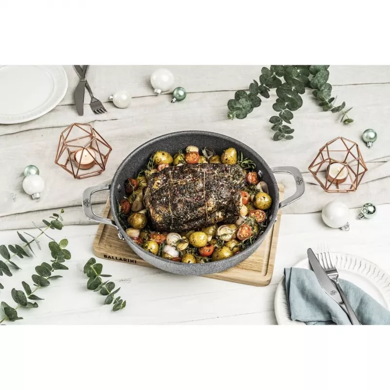 Padella Ballarini Salina Granitium, profonda con 2 manici, granito, 28 cm 75002-810-0