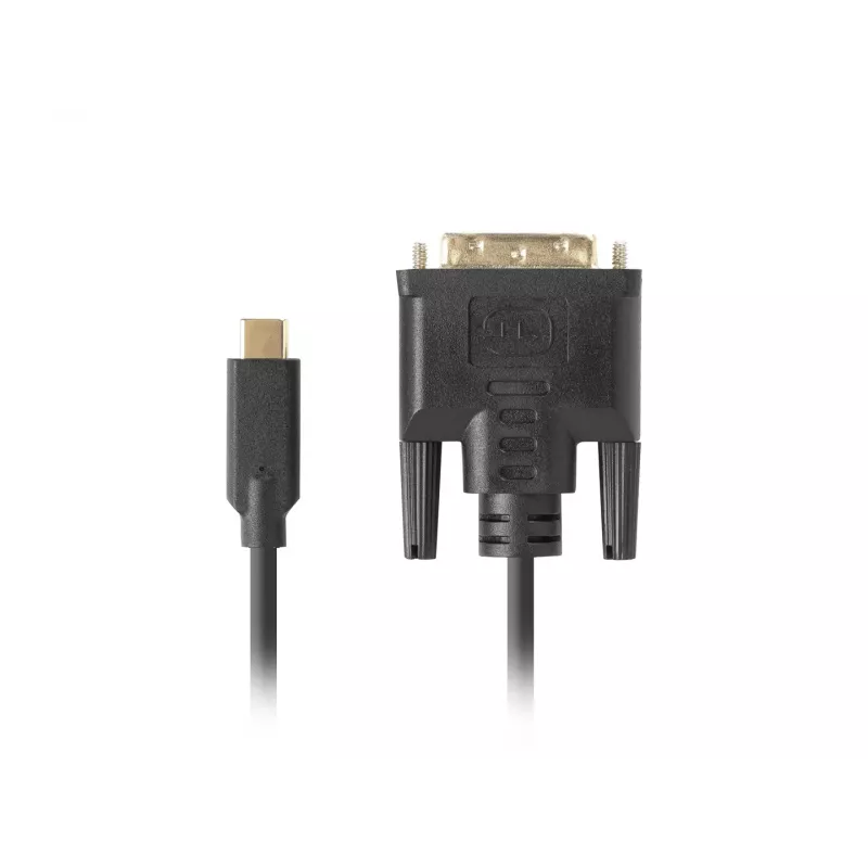 Adattatore per cavo video LANBERG CA-CMDV-10CU-0030-BK, USB Type-C a DVI-D, 3 m, nero
