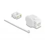 Delock 90722 Modulo Keystone da RJ45 a LSA Cat.6A UTP, 180 gradi, senza attrezzi