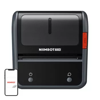 Etichettatrice termica NIIMBOT B3S_P 300 dpi Bluetooth portatile, grigio