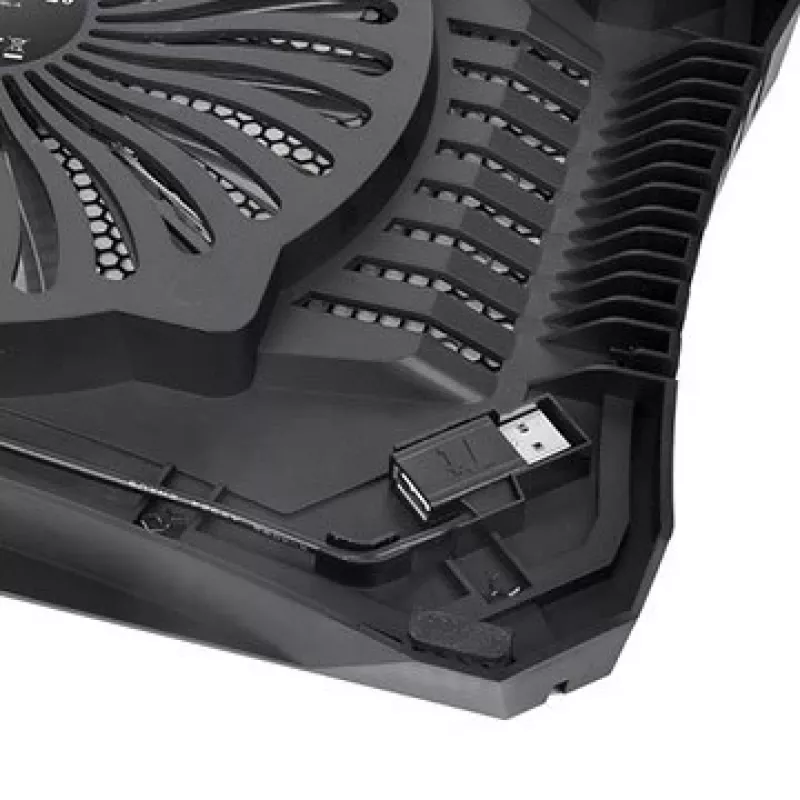 Base di raffreddamento per laptop Thermaltake Massive V20 43,2 cm (17 pollici) nero