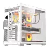 Case per computer Darkflash C280 (bianco) con 7 ventole di raffreddamento