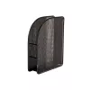 Portadocumenti verticale Forpus, 7 cm, nero, lamiera forata 1003-012