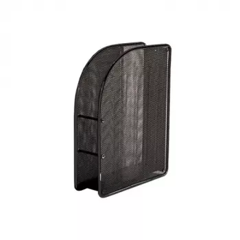 Portadocumenti verticale Forpus, 7 cm, nero, lamiera forata 1003-012