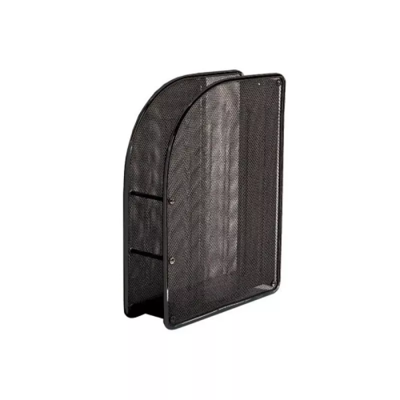 Portadocumenti verticale Forpus, 7 cm, nero, lamiera forata 1003-012