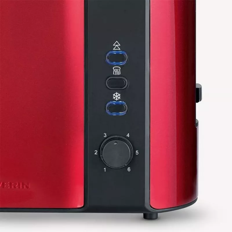 Tostapane Severin AT 2217 2 fette 800 W nero rosso