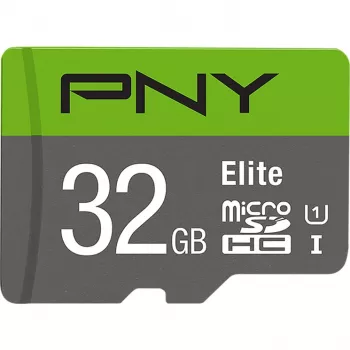 Scheda microSDHC PNY Elite 32 GB Class 10 UHS-I P-SDU32GU185GW-GE