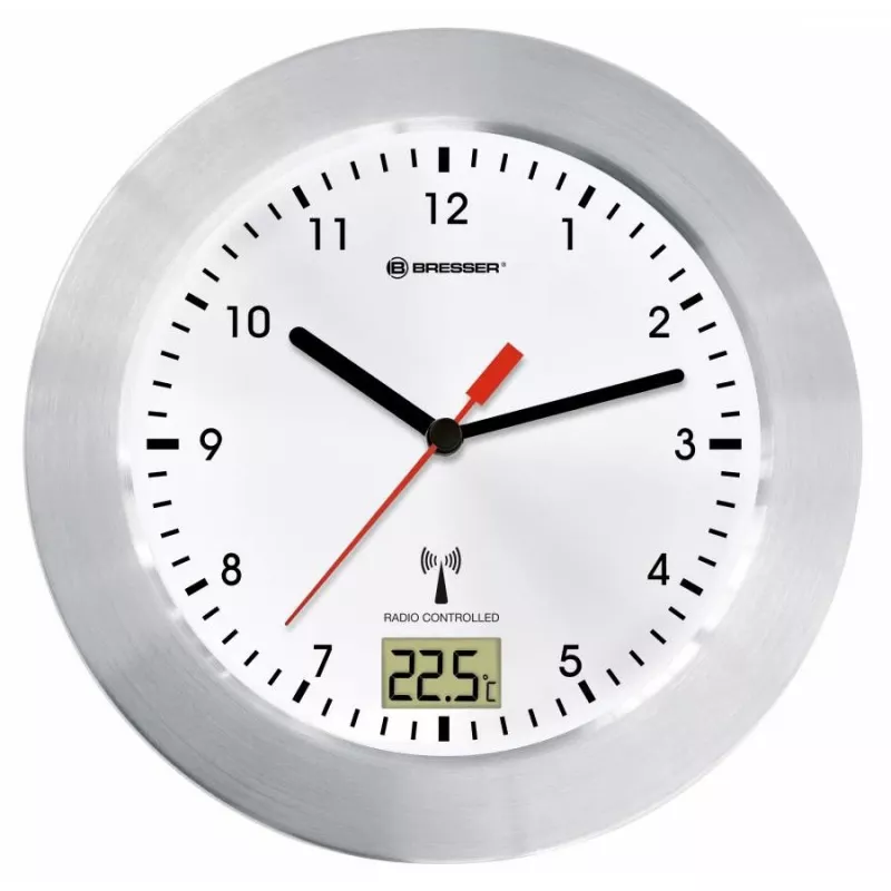 Orologio al quarzo Bresser Optics MYTIME BATH RC Circle argento bianco