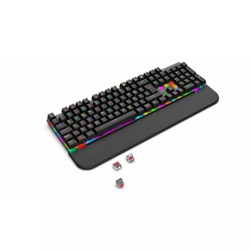 Incase Gaming Keyboard IKG-443 meccanica, RGB, layout tedesco
