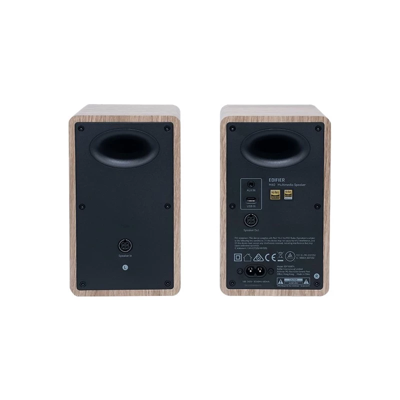 Edifier M60 nero, legno con filo e senza fili 66 W