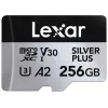 Scheda di memoria microSD 256GB C10 A2 U3 V30 205/150MB/s Silver Plus