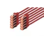 DIGITUS cavo patch CAT6 S/FTP, 0,5 m, rosso, confezione da 10